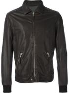 Eleventy Ribbed Cuffs Zipped Jacket