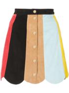 Alice+olivia Colour-block Mini Skirt - Multicolour