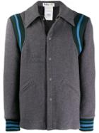 Stella Mccartney Yellow Submarine Embroidered Varsity-style Jacket -