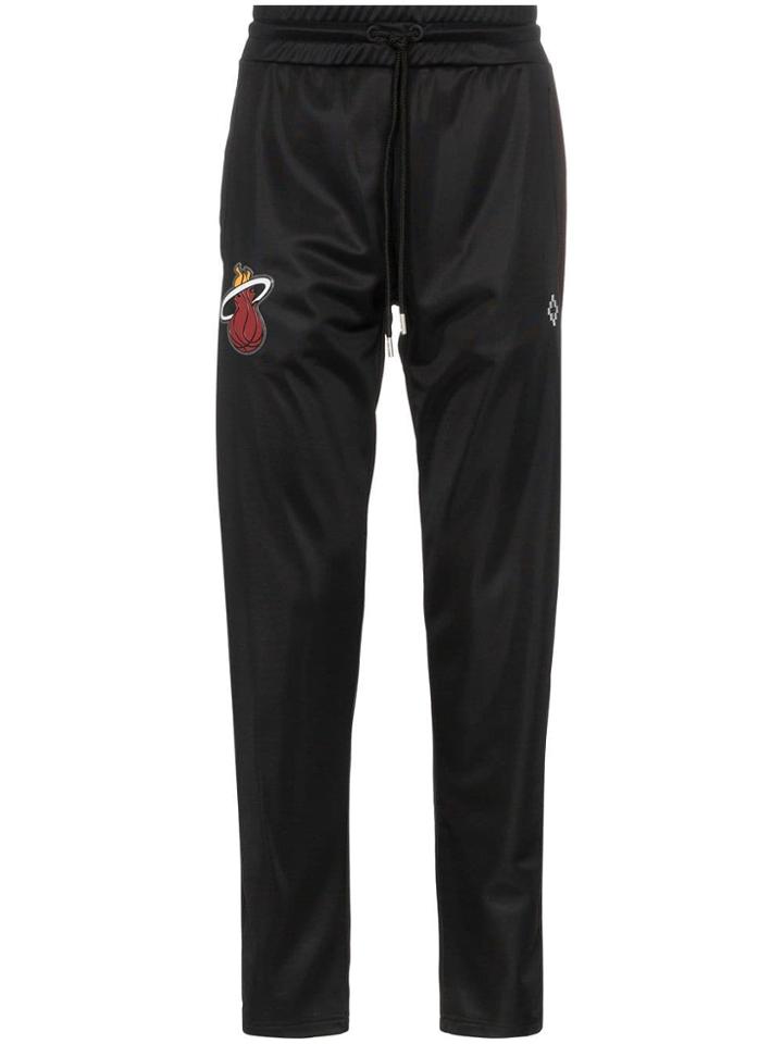 Marcelo Burlon County Of Milan Mb Miami Heats Swtpnts Blk - Black