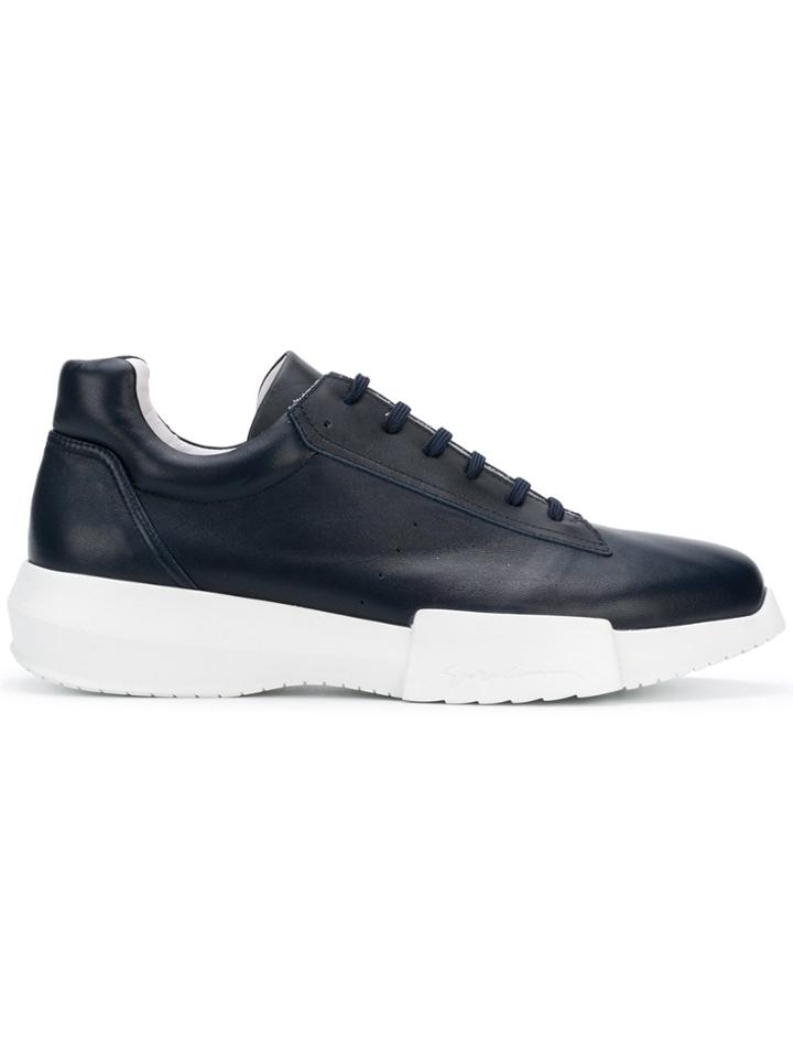 Giorgio Armani Low-top Runner Sneakers - Blue