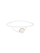 Kova Hanging Pearl Choker - Metallic