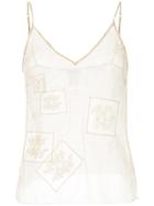 Chanel Vintage Chanel Cc Sleeveless Camisole Tops - Multicolour