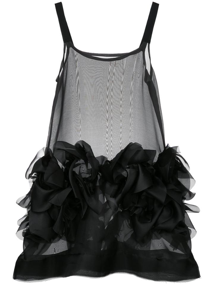 Roberts Wood Twist Flower Dress - Black