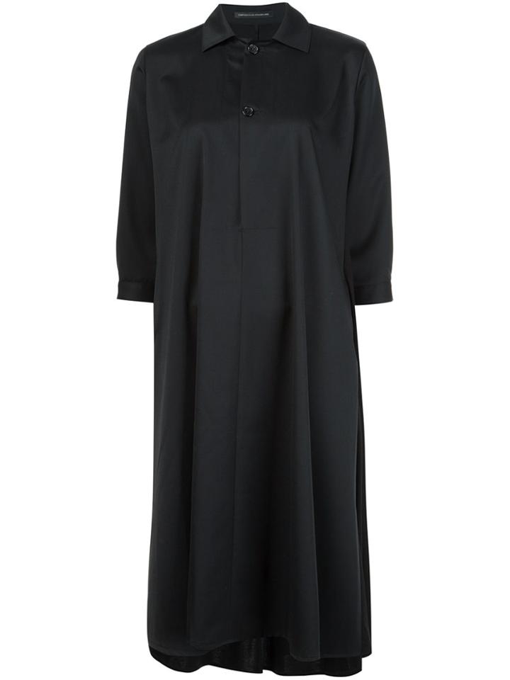 Y's Henley Dress - Black
