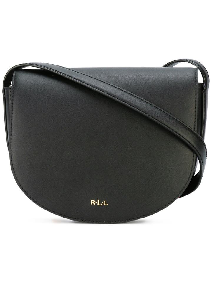 Lauren Ralph Lauren - Saddle Crossbody Bag - Women - Leather - One Size, Women's, Black, Leather