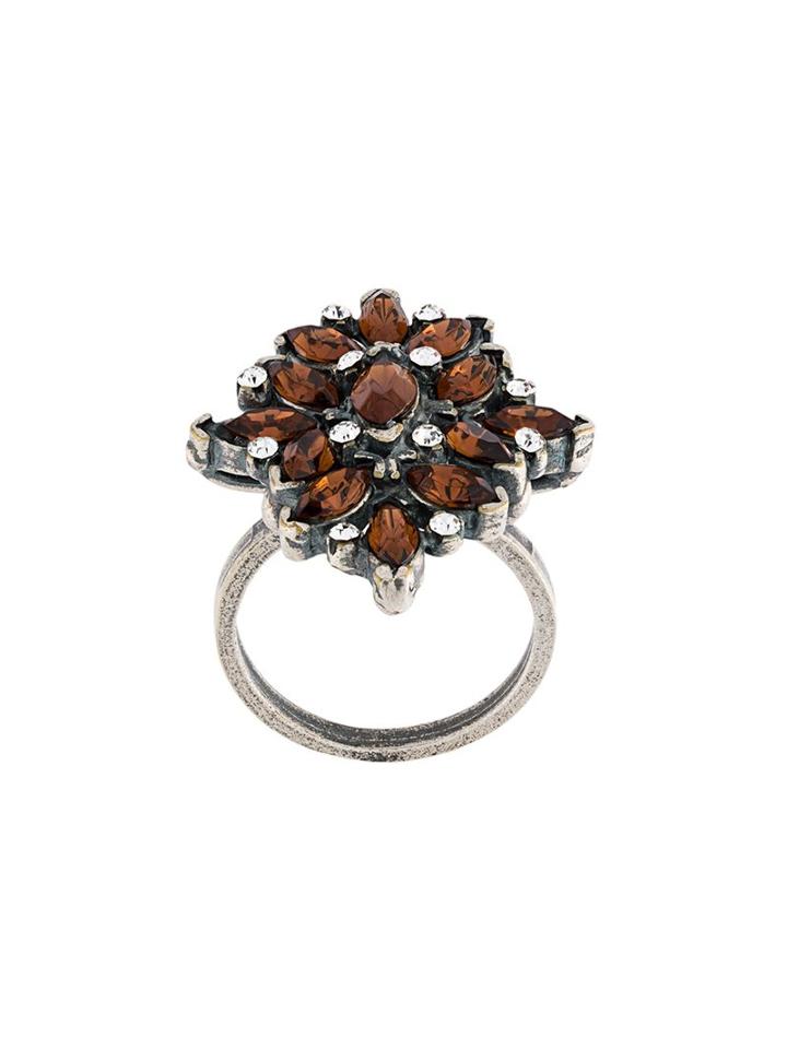 Marni Floral Strass Ring