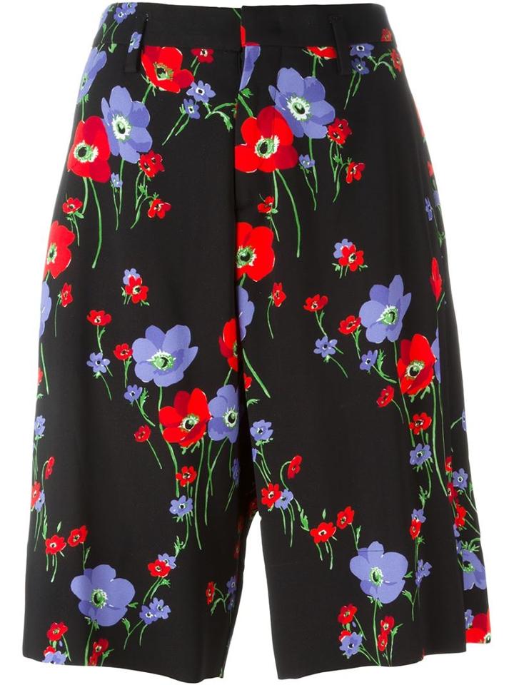 No21 Floral Print Shorts