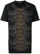 Roberto Cavalli Embellished Front T-shirt - Black