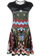 Mary Katrantzou 'pinto' Graphic Cowboy Print Dress