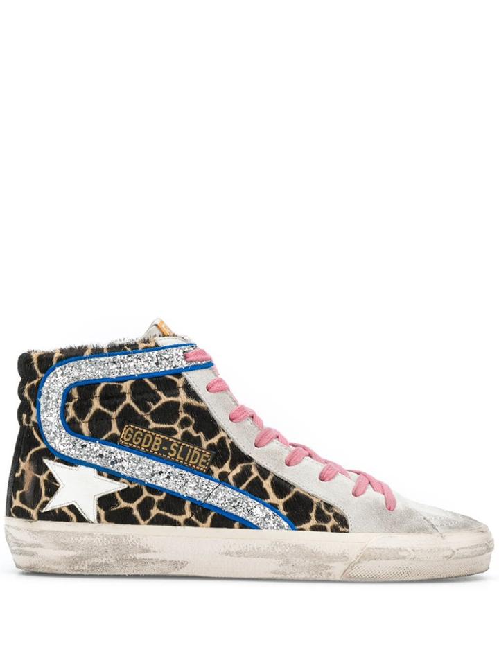 Golden Goose Classic Star Hi-top Trainers - Grey
