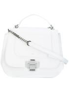 No21 - Satchel Shoulder Bag - Women - Calf Leather - One Size, White, Calf Leather