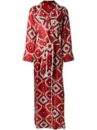 For Restless Sleepers Printed Silk Dressing Gown