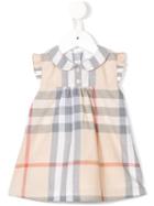 Burberry Kids - Pale Classic Check Dress - Kids - Cotton - 6 Mth