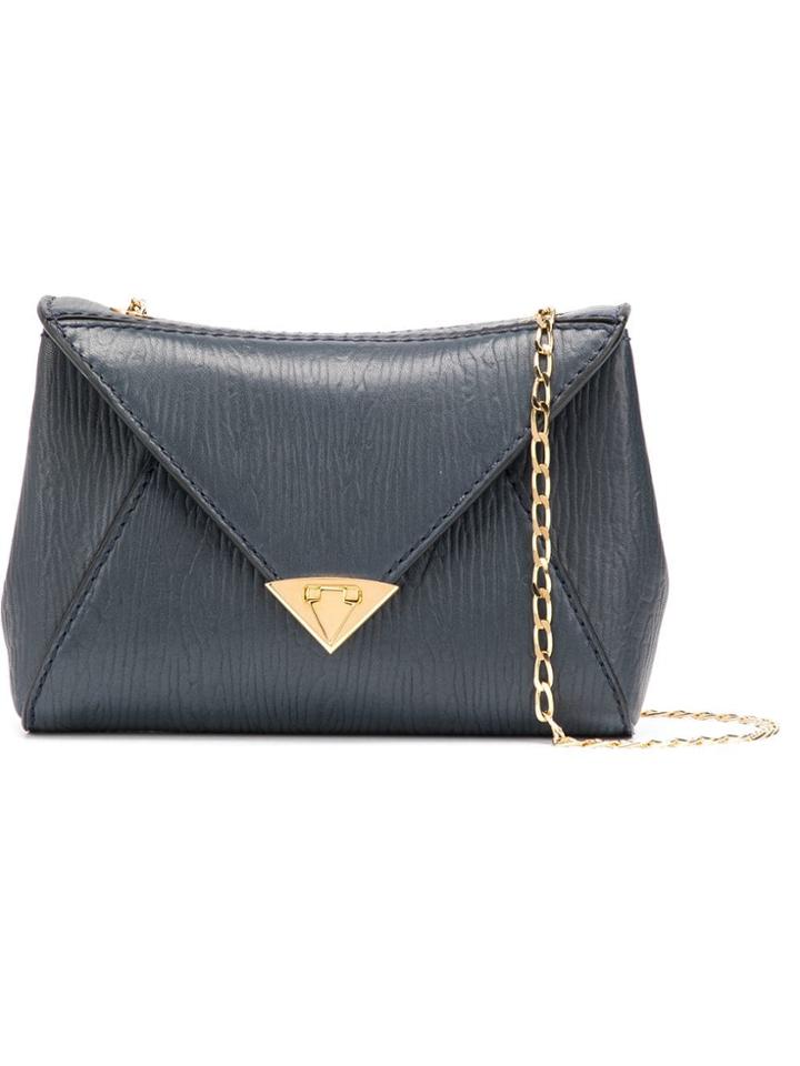 Tyler Ellis Amanda Small Shoulder Bag - Blue