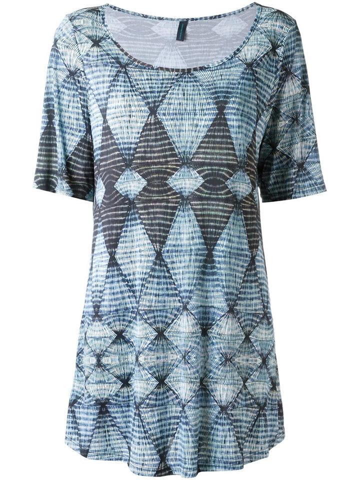 Lygia & Nanny Printed Tunic, Women's, Size: 38, Blue, Polyamide