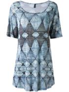 Lygia & Nanny Printed Tunic, Women's, Size: 38, Blue, Polyamide