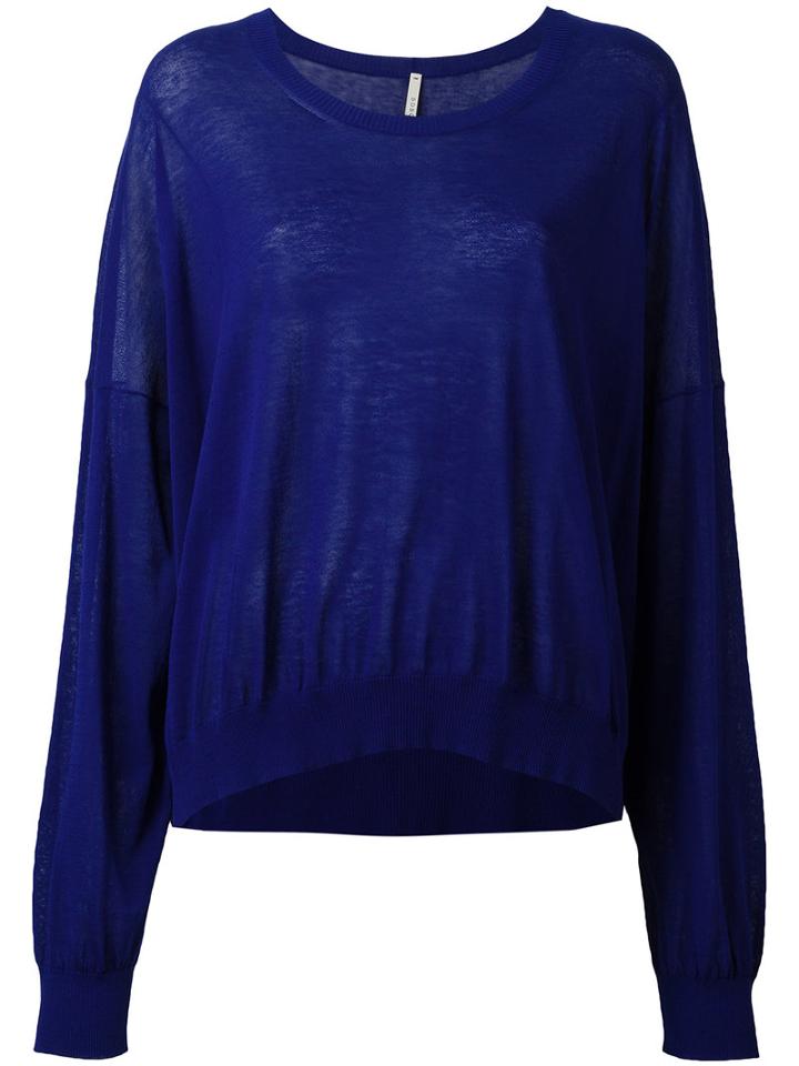 Boboutic - Knitted Top - Women - Cotton - S, Women's, Blue, Cotton