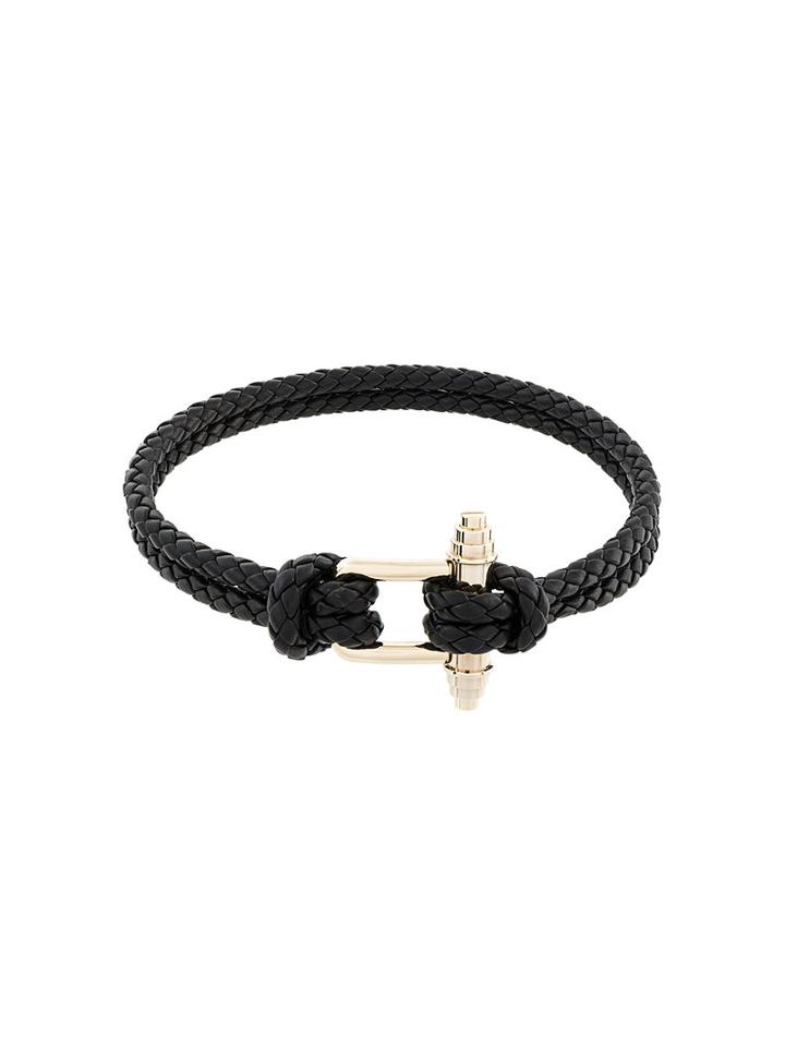 Givenchy Braided Choker Necklace, Black