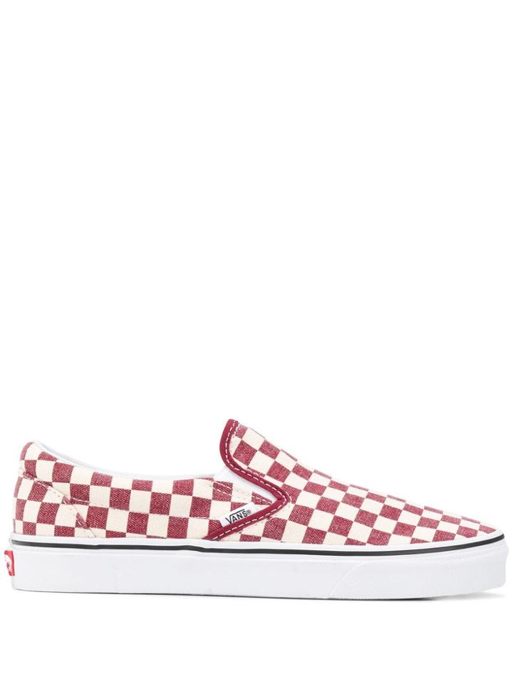 Vans Checkerboard Slip-on Sneakers - Neutrals