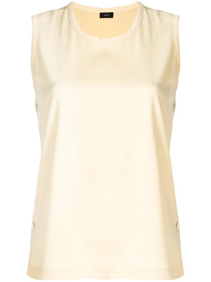 Joseph Vest Top - Yellow & Orange