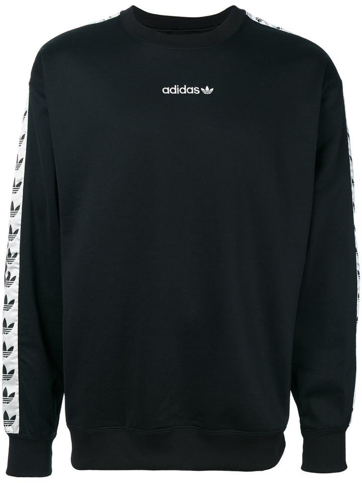 Adidas - Branded Sweatshirt - Men - Cotton/polyester - S, Black, Cotton/polyester