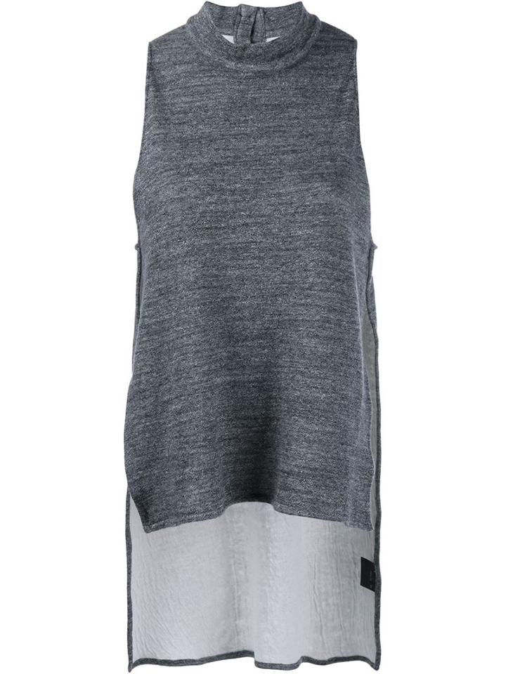 1205 Sleeveless High Neck Top