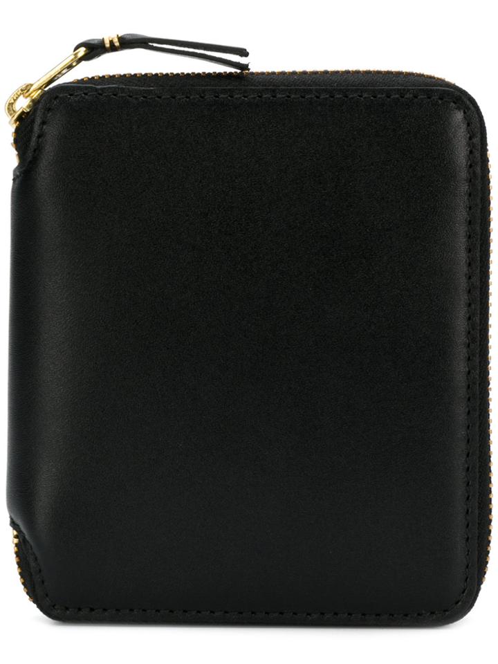 Comme Des Garçons Wallet Zip Around Card Holder - Black
