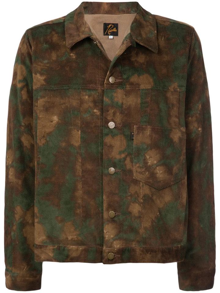 Needles Camouflage Buttoned Jacket - Brown