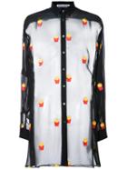 Mikio Sakabe French Fries Shirt, Adult Unisex, Size: Xl, Black, Polyester