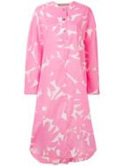 Marni Floral Print Shirt Dress - Pink