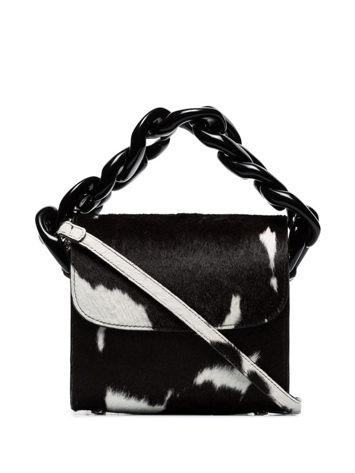 Marques'almeida Cow Print Shoulder Bag - Brown
