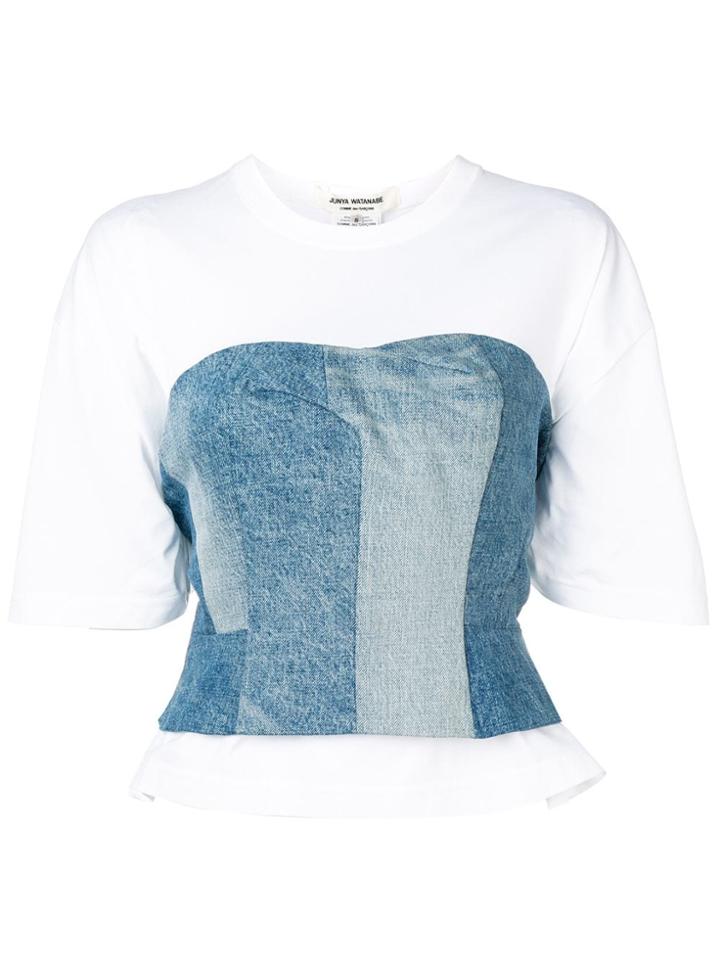 Junya Watanabe Corset T-shirt - White