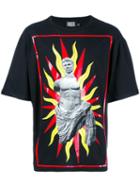 Fausto Puglisi Printed T-shirt, Men's, Size: 48, Black, Cotton