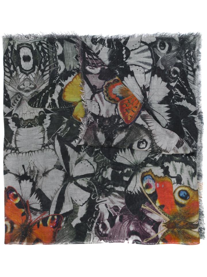 Faliero Sarti Butterfly Print Scarf - Multicolour