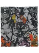 Faliero Sarti Butterfly Print Scarf - Multicolour