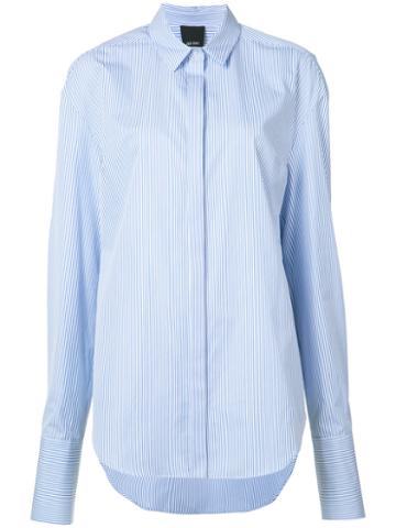 Josh Goot Striped Shirt, Women's, Size: Small, Blue, Cotton
