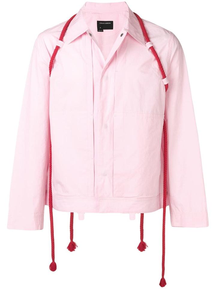 Craig Green Rope Detail Jacket - Pink