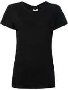 Proenza Schouler Tie Back T-shirt, Women's, Size: Medium, Black, Cotton