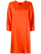 Gianluca Capannolo 3/4 Sleeve Dress - Orange