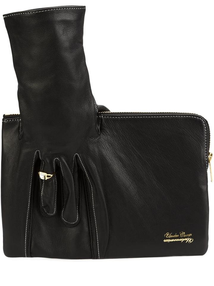 Undercover Zipped Clutch, Women's, Black