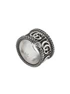 Gucci Double G Motif Ring - Silver