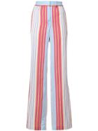 Ps By Paul Smith Striped Wide-leg Trousers - Multicolour
