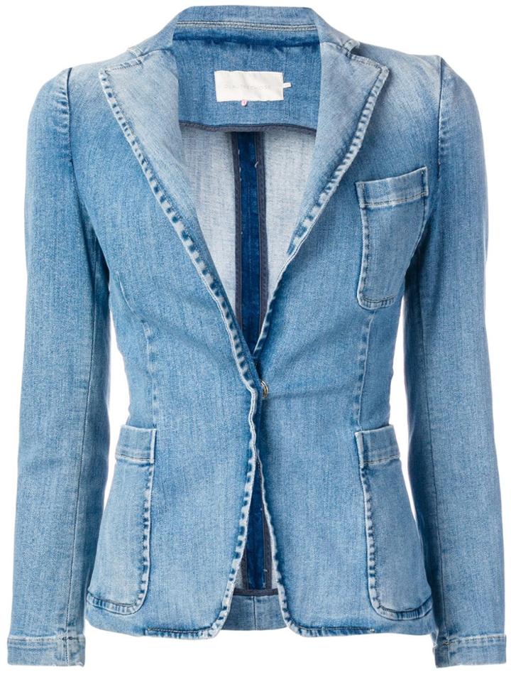 L'autre Chose Denim Blazer - Blue
