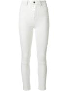 Unravel Project Skinny Fitted Jeans - White