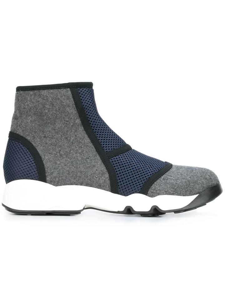 Erika Cavallini Zipped Mesh Sneakers