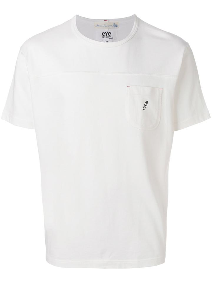 Junya Watanabe Man Back Print T-shirt - White