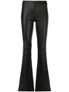 Drome High Waisted Flared Trousers - Black
