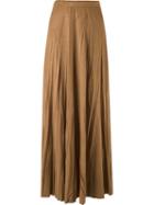 Uma Raquel Davidowicz 'marta' Skirt, Women's, Size: P, Brown, Polyester/spandex/elastane