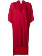 Lost & Found Rooms Plunge Neck Dress - Red
